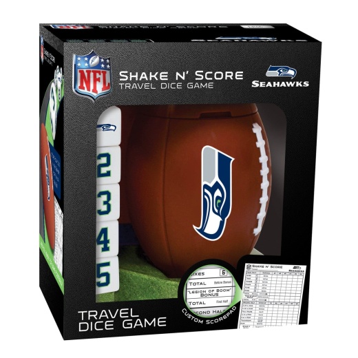 Seattle Seahawks Shake N' Score Dice Game