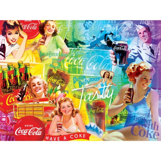 Coca-Cola - Rainbow 300 Piece Ez Grip Jigsaw Puzzle