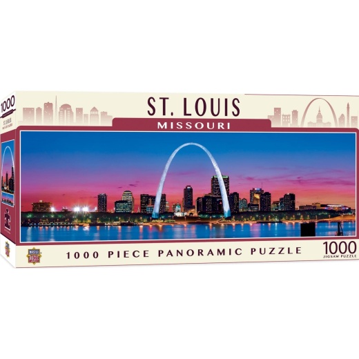 St. Louis, Missouri 1000 Piece Panoramic Jigsaw Puzzle