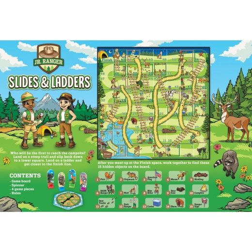 Jr. Ranger - Slides & Ladders Board Game