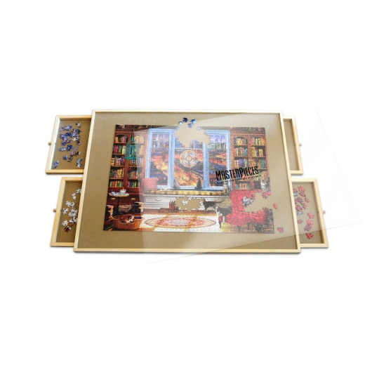Wood Jigsaw Puzzle Table - 27"X35" by Masterpieces