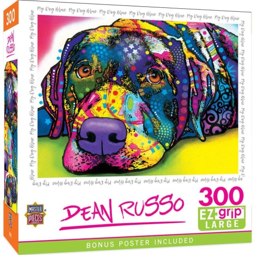 Dean Russo - My Dog Blue 300 Piece Ez Grip Jigsaw Puzzle