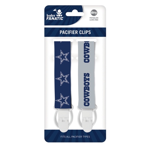 Dallas Cowboys - Pacifier Clip 2-Pack