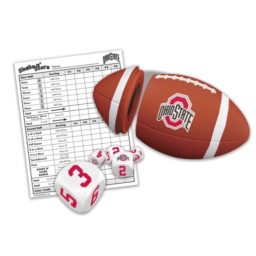 Ohio State Buckeyes Shake N' Score Dice Game