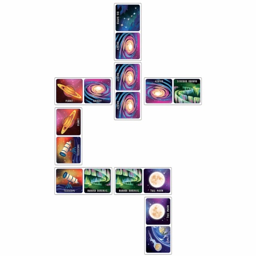 MasterPieces Jr. Ranger - Night Sky Picture Dominoes