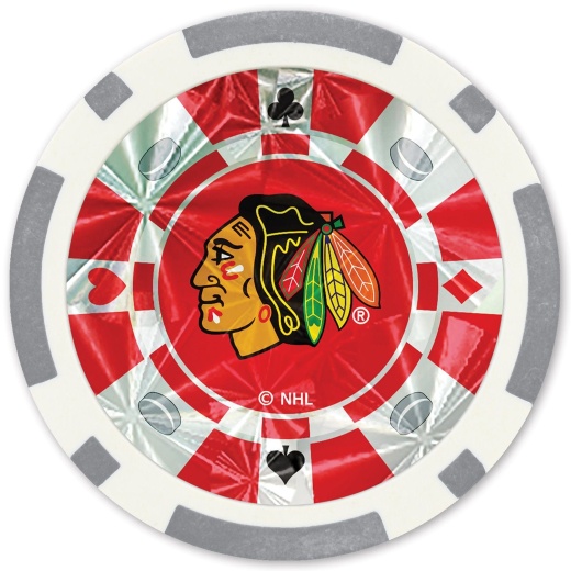 Chicago Blackhawks 20 Piece Poker Chips - Masterpieces