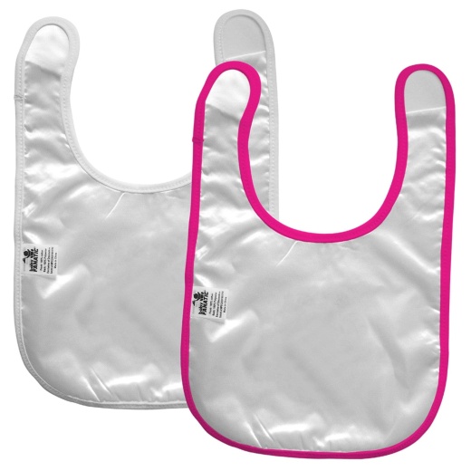 New England Patriots Baby Bibs 2-Pack in Pink