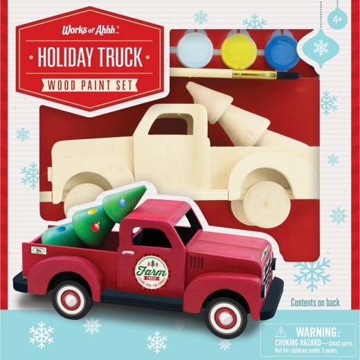 Masterpieces Holiday Truck Wood Paint Kit