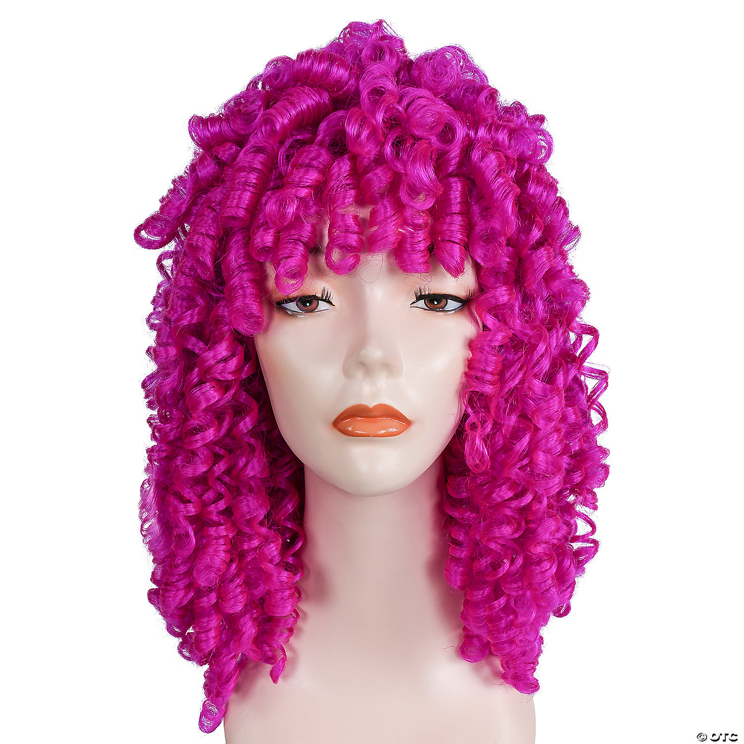 Neon Orange Long Wig