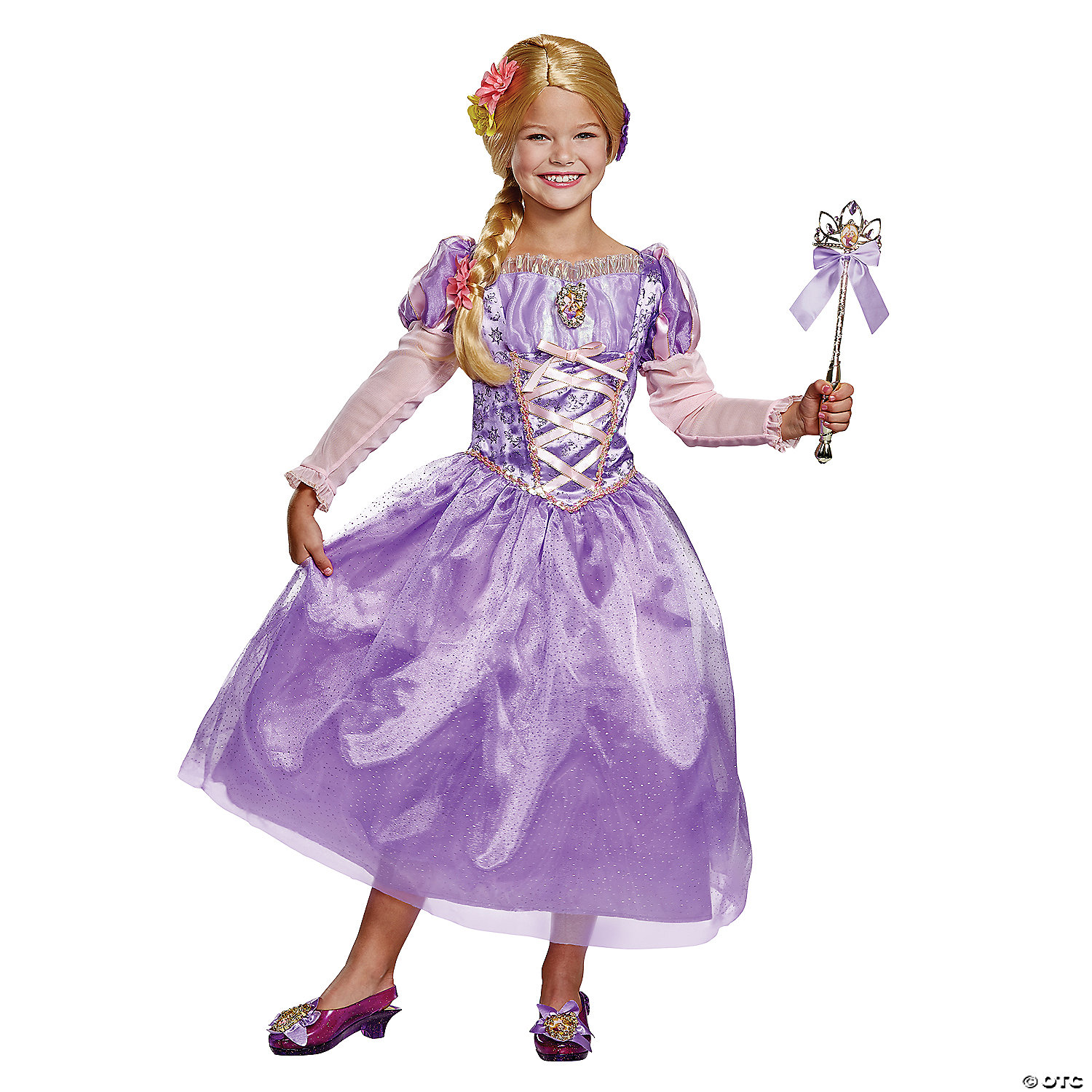 Girl's Deluxe Rapunzel Costume