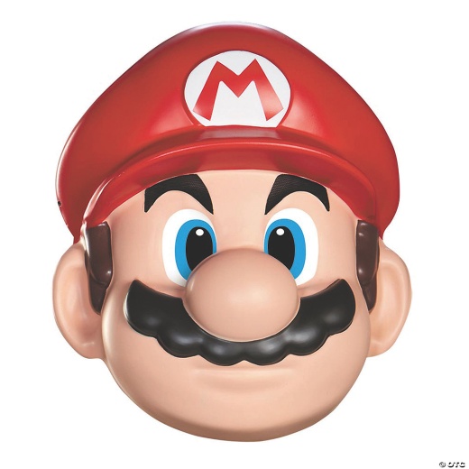 Adults Super Mario Bros. Mario Mask