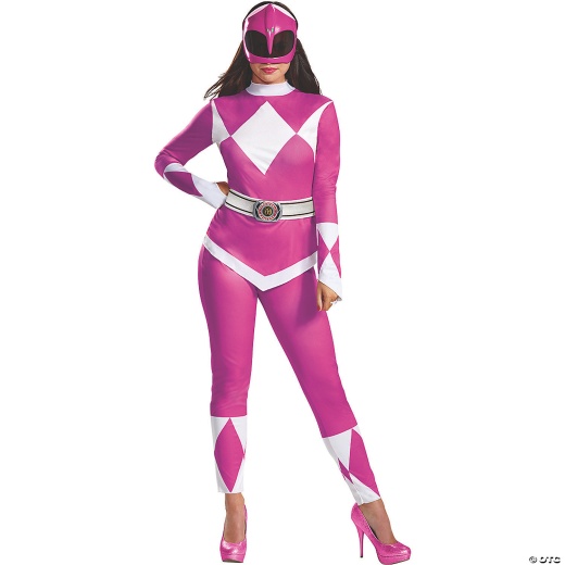 Adults Deluxe Mighty Morphin Power Rangers™ Pink Ranger Costume - 18-20