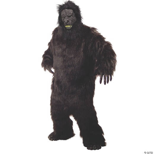 Adults Deluxe Gorilla Costume - Unleash Your Wild Side!