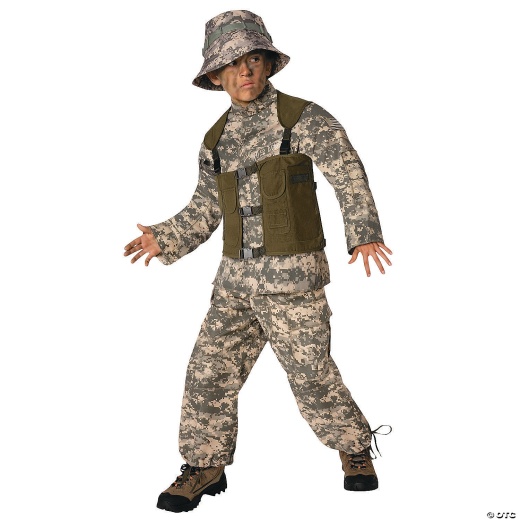 Boy's Delta Force Costume - Large