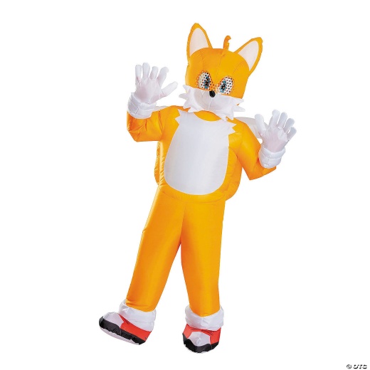 Adults Inflatable Sonic The Hedgehog 3™ Tails Costume - One Size
