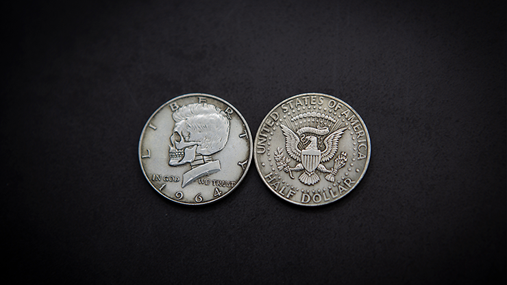 Kennedy Skull Head Coin By Men Zi Magic