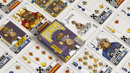 Bicycle Bored Ape Playing Cards By Us Playing Card Co