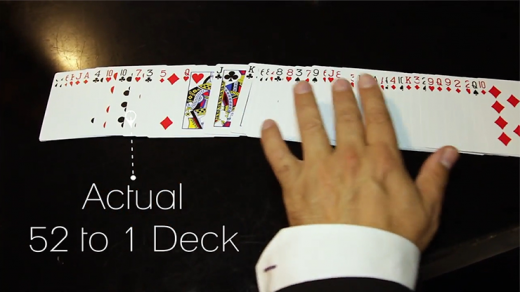The 52 To 1 Deck Blue by Wayne Fox and David Penn - Trick