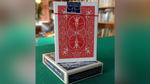 Experts Thin Crushed Printed On Web Press Rider Back Back (Blue) Playing Cards