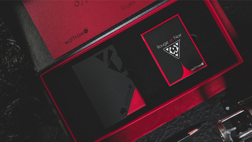 Limited Edition Wolfram V2 Rouge Et Noir Playing Cards Collection Set