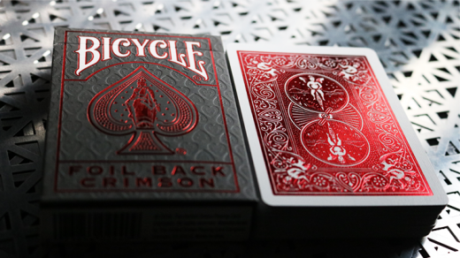 Bicycle Rider Back Crimson Luxe (Red) Version 2 By Us Playing Card Co