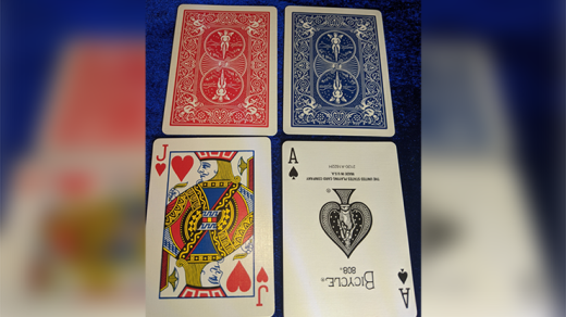 Magnetic Card - Bicycle Cards (2 Per Package) Double Face Cards By Chazpro
