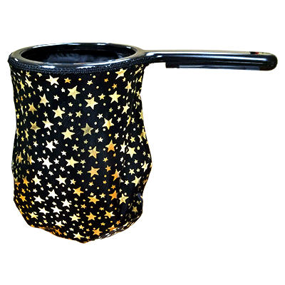 Change Bag Stars (Black/Gold Stars/Black Rim) By Bazar De Magia - Trick