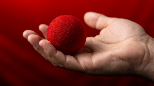 Magic Sponge Balls 4Pk Red 2" By Murphy's Magic