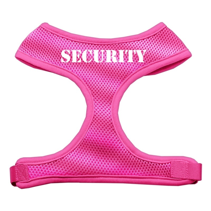 Security Design Soft Mesh Pet Harness Pink Large