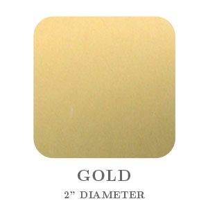 2" Square Gold Embossing Seals
