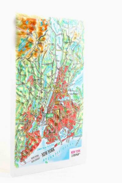 New York City Raised Relief Map, Souvenir Size