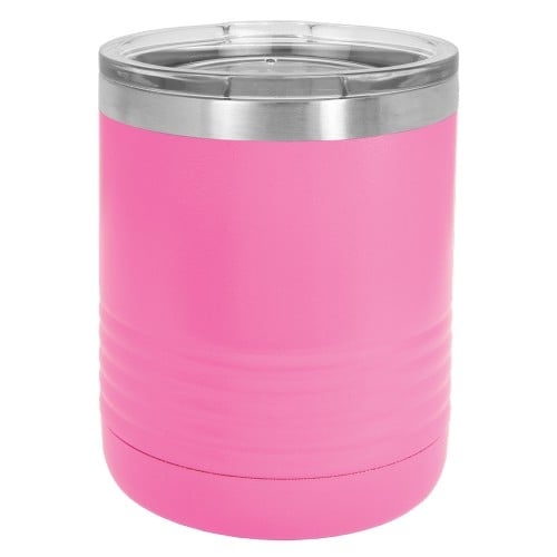 10 Ounce Stainless Steel Pink Polar Camel Travel Mug With Lid