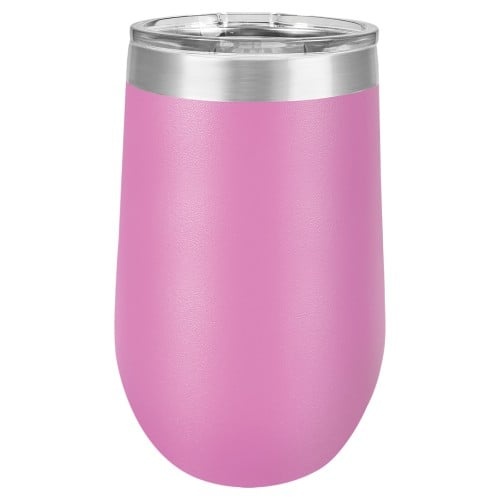 16 Ounce Stainless Steel Lite Purple Polar Camel Stemless Tumblers