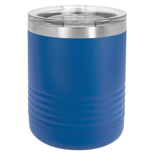 10 Ounce Stainless Steel Royal Blue Polar Camel Travel Mug With Lid