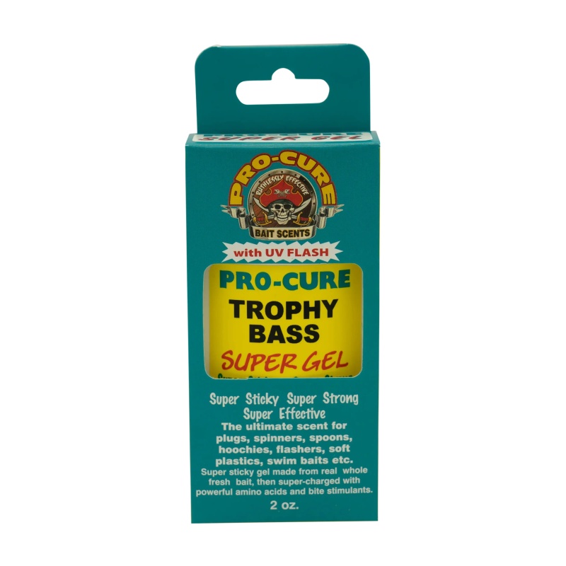 Pro-Cure Trophy Bass Super Gel Fish Attractant - 2 Oz