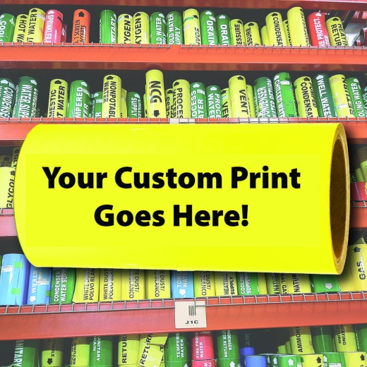 Custom Pipe Marking Tape – Premium, Width: 2 Inches Wide