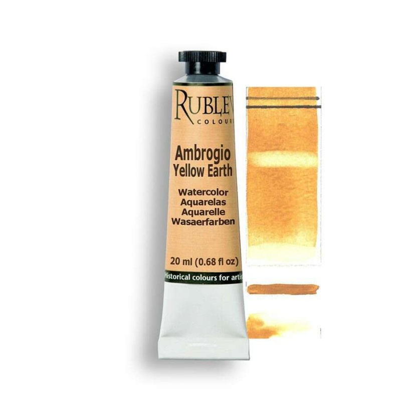  Ambrogio Yellow Earth Watercolor Paint, Size: 15 Ml Tube