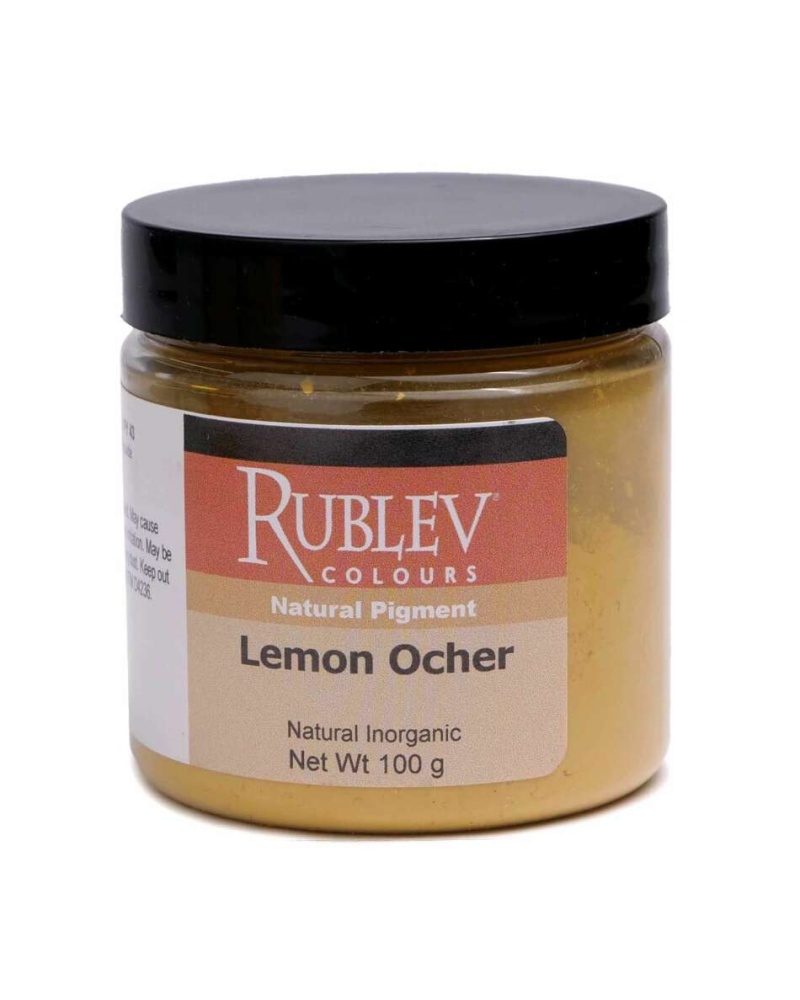 Lemon Ocher Pigment, Size: 100 G Jar