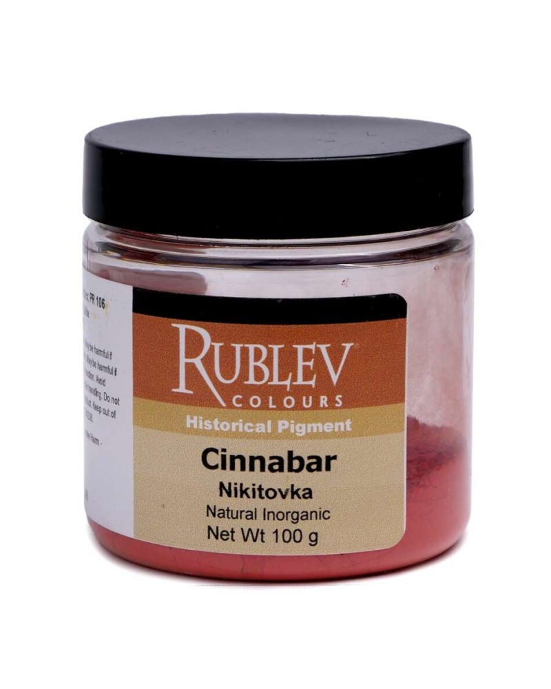  Cinnabar (Nikitovka) Pigment, Size: 100 G Jar