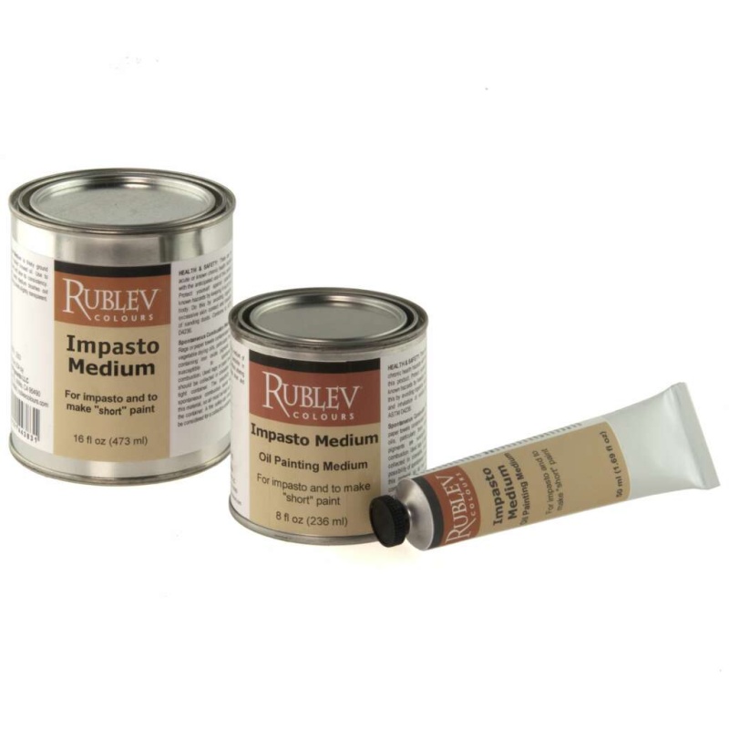 Impasto Medium By Rublev Colours - Enhance Your Oil Paintings, Size: 50 Ml Tube