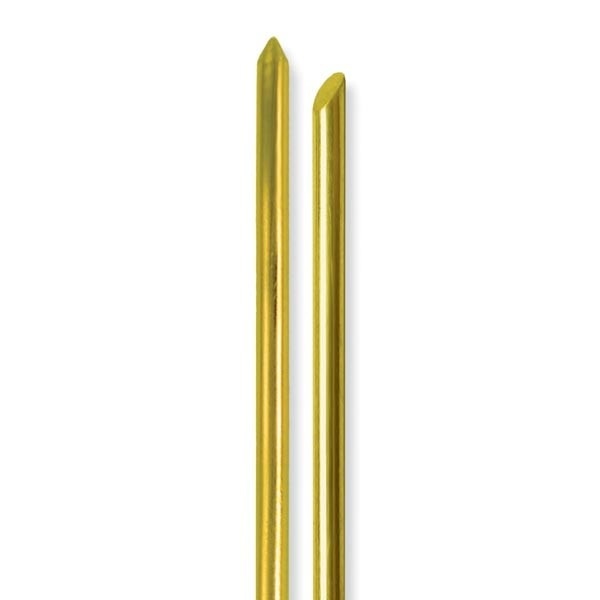 Red Brass Point, Size: Wide 2Mm
