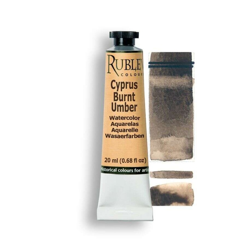 Cyprus Burnt Umber Watercolor Paint