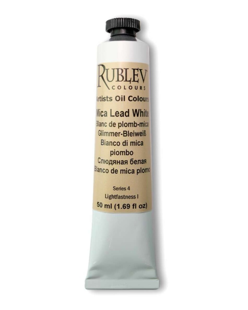 Mica Lead White Oil Paint, Size: 50 Ml Tube