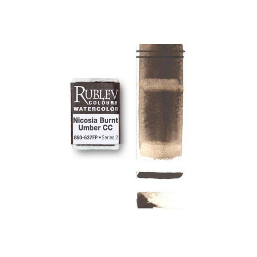 Nicosia Burnt Umber Watercolor Paint