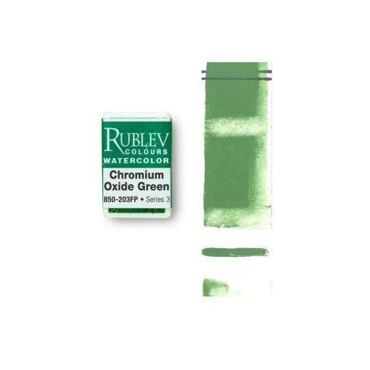 Rublev Colours Chromium Oxide Green Watercolor Paint