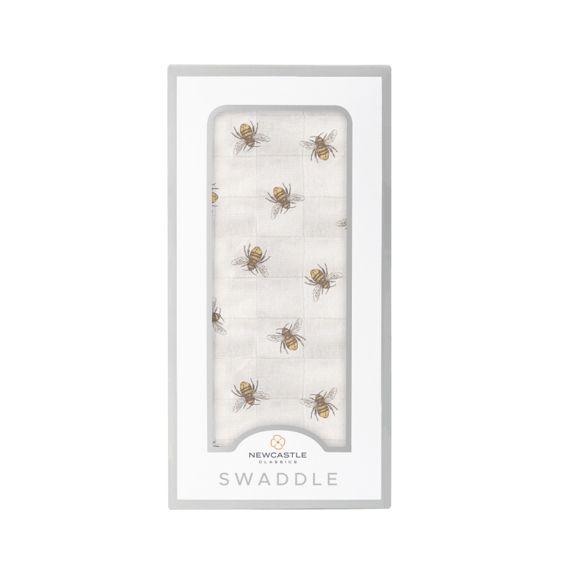 Honey Bee Bamboo Swaddle