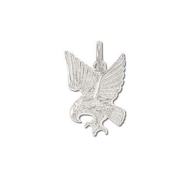 Sterling Silver Swooping Eagle Pendant