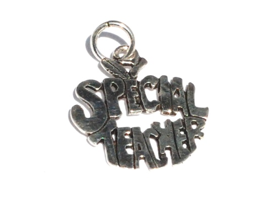 Sterling Silver Phrase Special Teacher Pendant