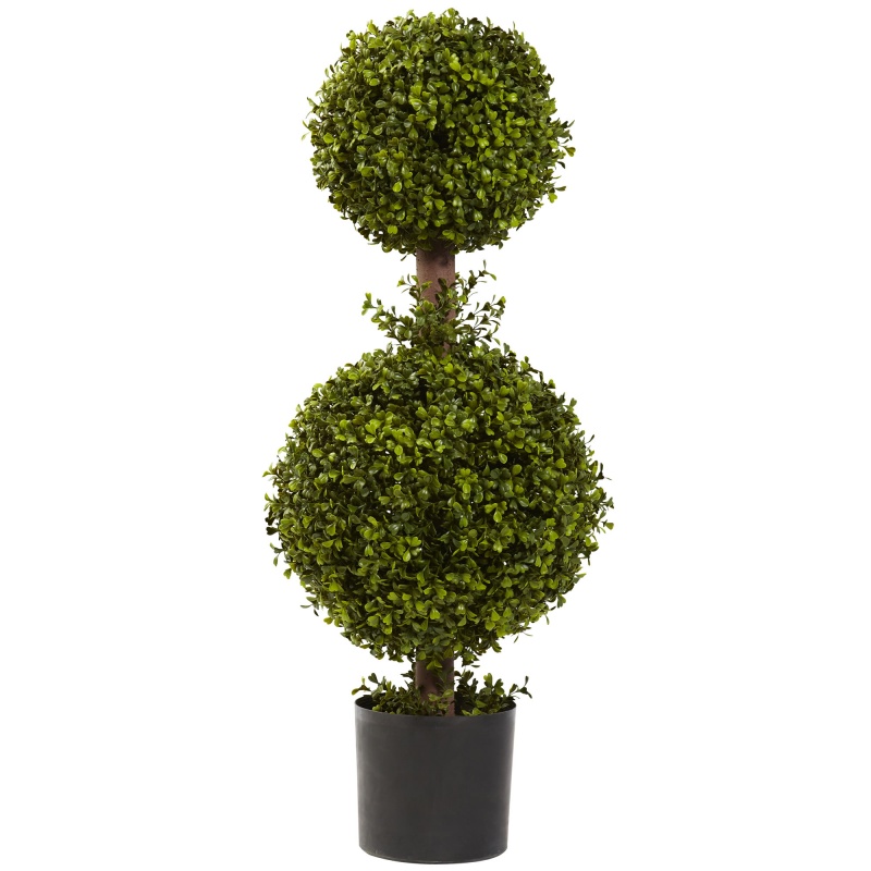 35” Double Boxwood Topiary