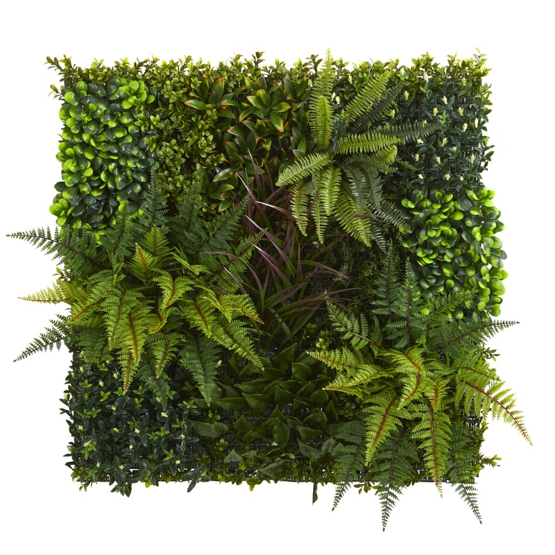 29” X 29” Artificial Living Wall UV Resistant